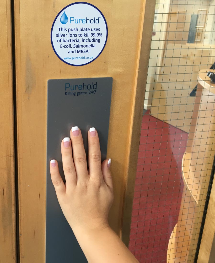 Purehold PUSH - Antibacterial Door Push Replacement Plate | £ 28.99
