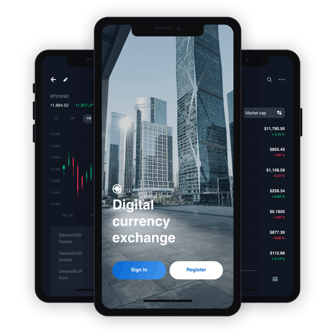 Digital Currency Exchange Denys Zayets Freelance UI/UX Designer