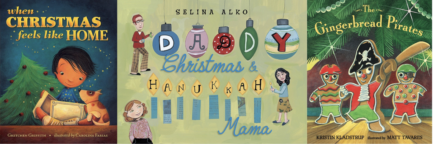 Photo of Christmas picture books