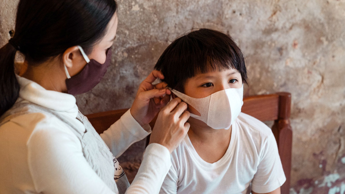 Photo of talking to your child about COVID