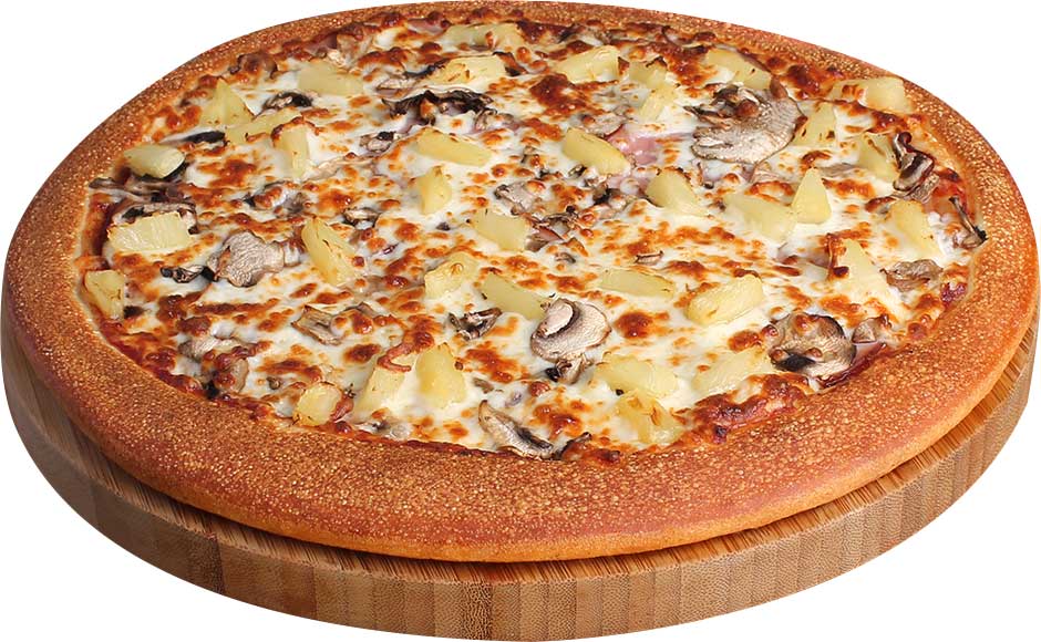 Ham, Mushrooms, & Pineapple