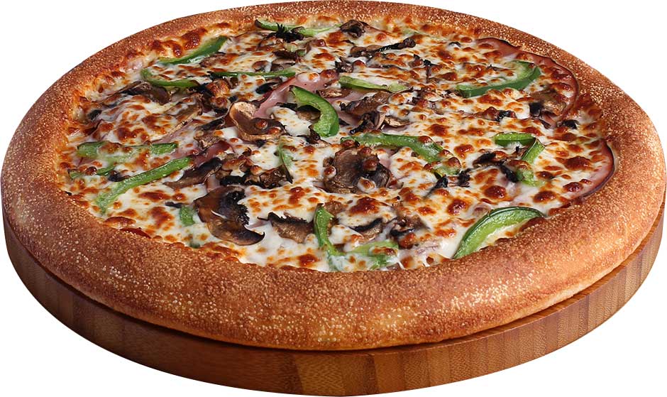 Ham, Mushrooms, & Green Peppers