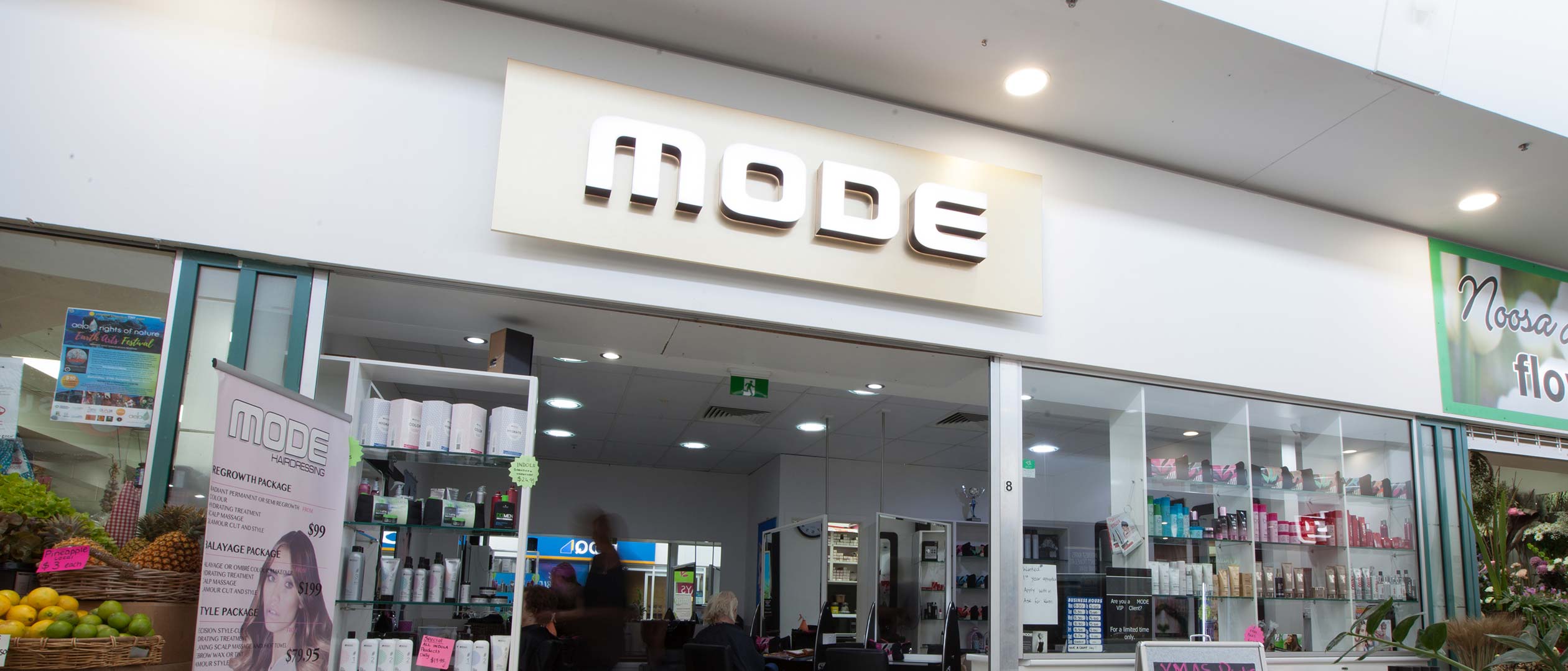 Mode Hairdressing Noosa Village Shopping Centre