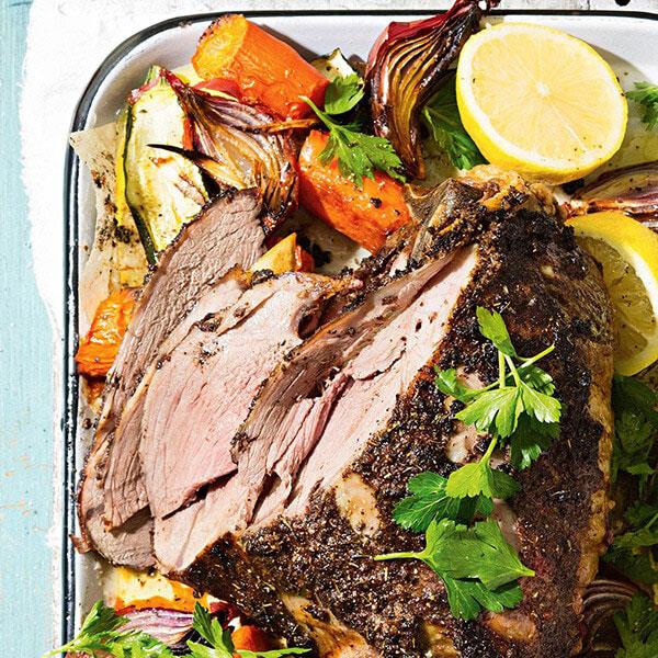 Roast Lamb With Vegetables