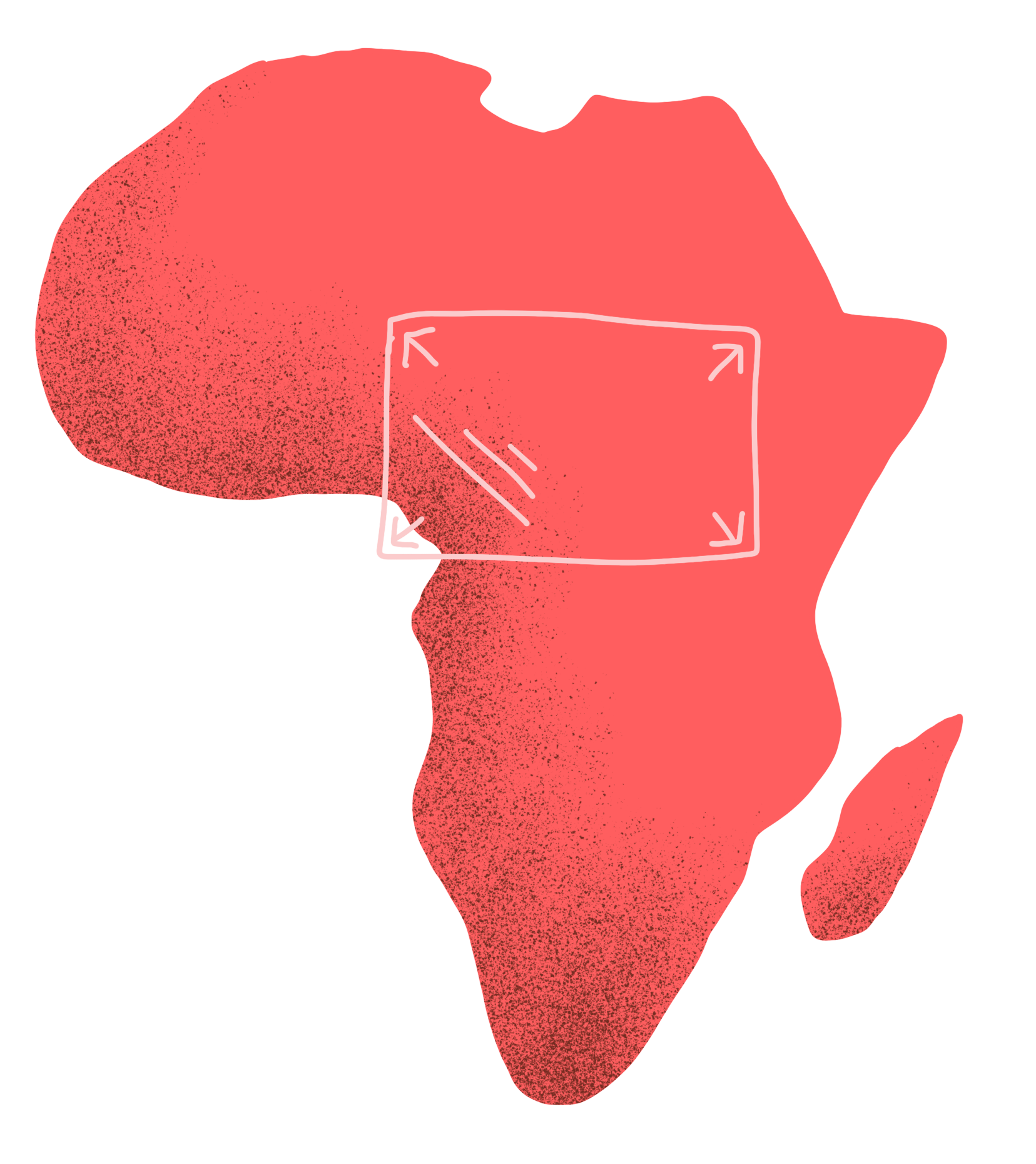 Illustration of African Continent