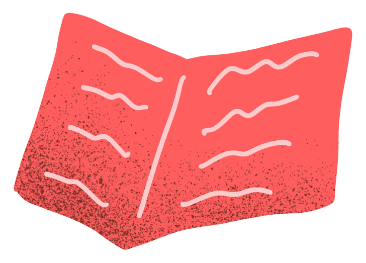 Illustration of a book