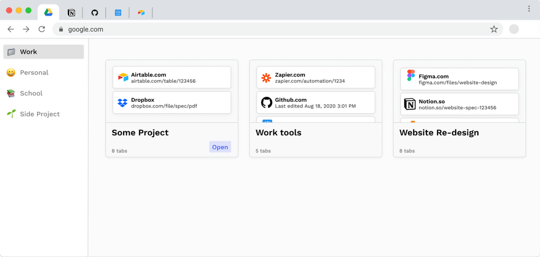 Chrome Bookmark Manager Try Partizion
