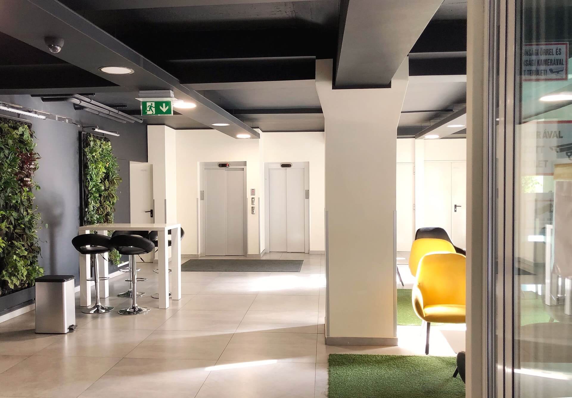a beautifully designed office