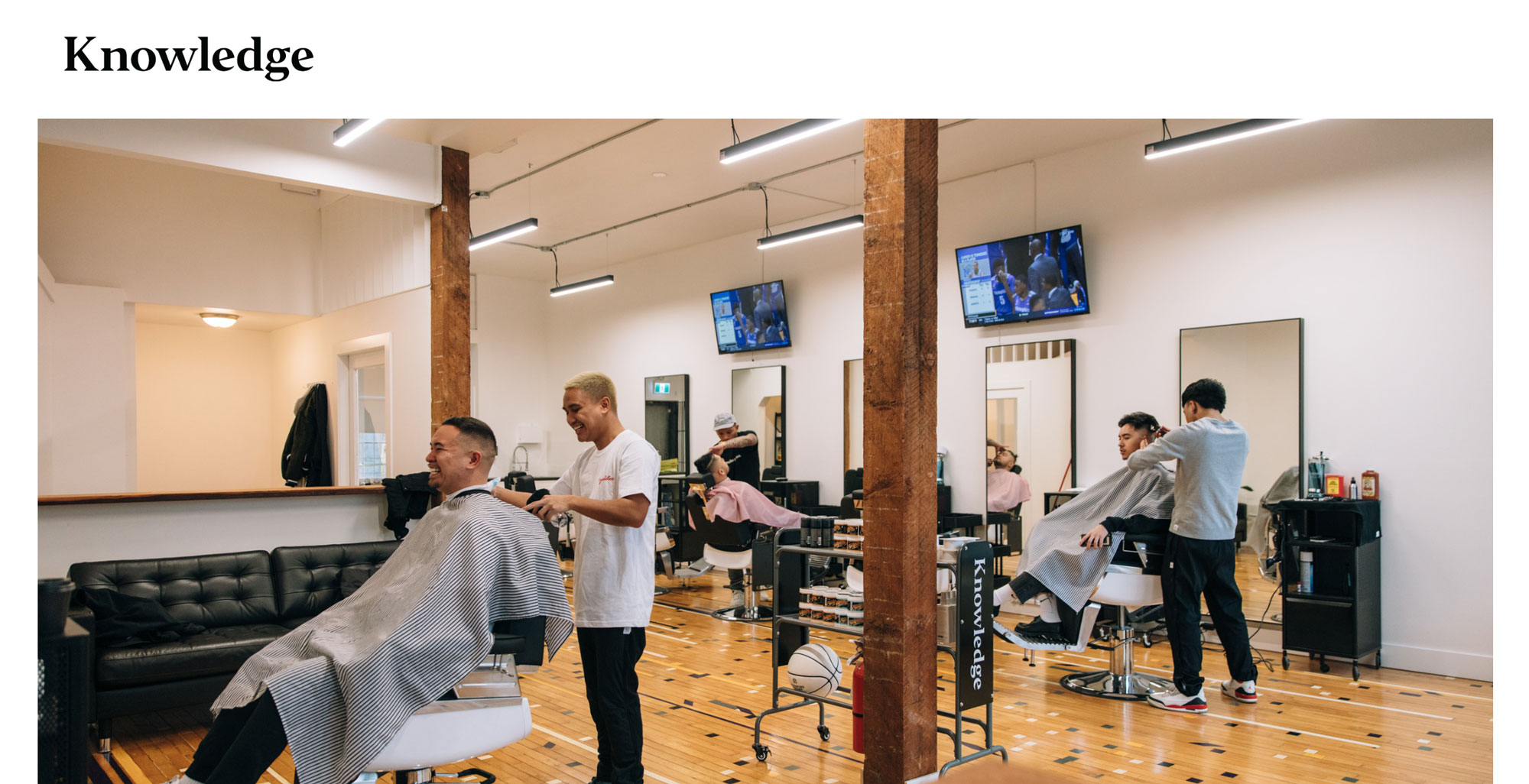 Knowledge Barbers Mt. Pleasant Barber Shop, By