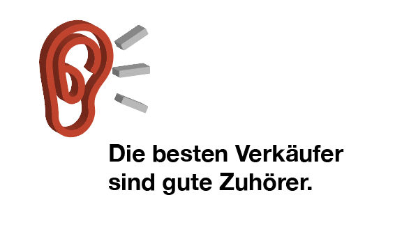 Die besten Verkäufer sind Gute Zuhörer