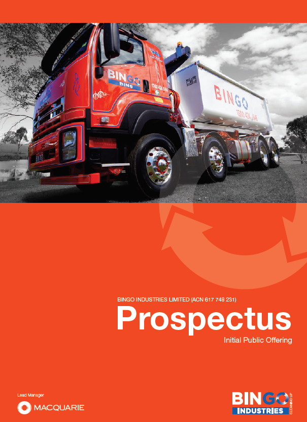 Bingo Industries IPO (BIN)