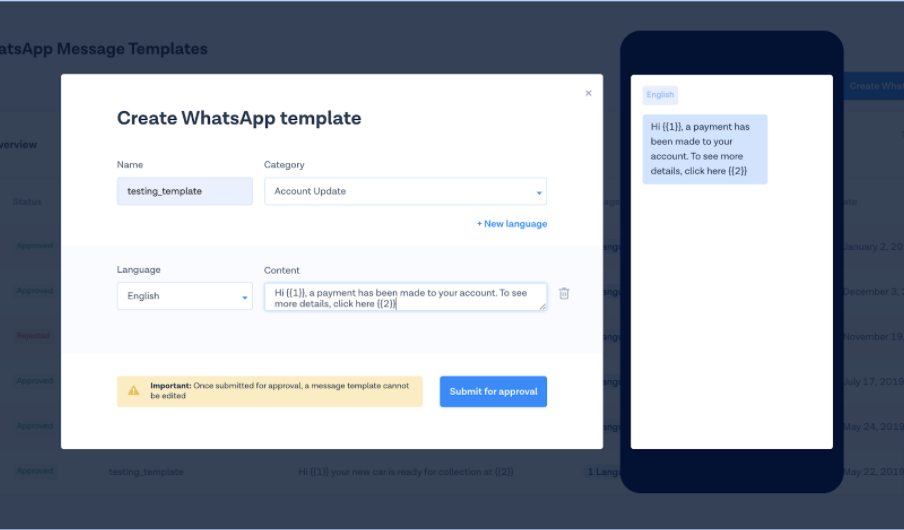 whatsapp sandbox