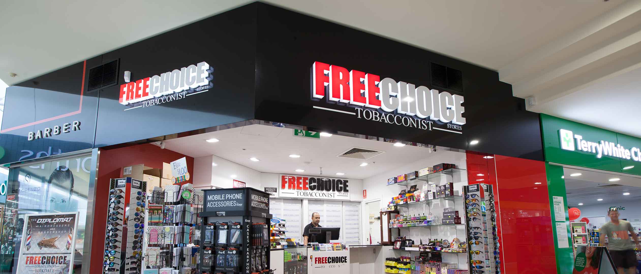 FREECHOICE Tobacconist⁨ Birkdale Fair Shopping Centre