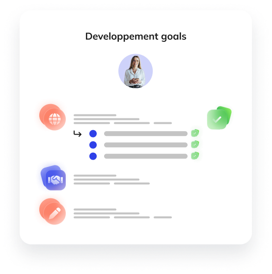 Developpement goals Talent visibility