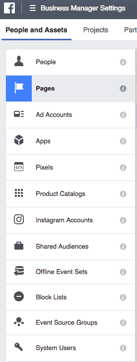 Facebook Business Manager Pages Permissions