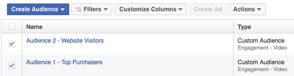 Facebook Audiences