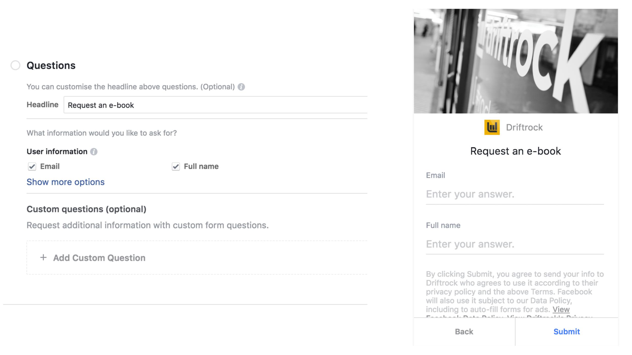 Lead Ad Questions