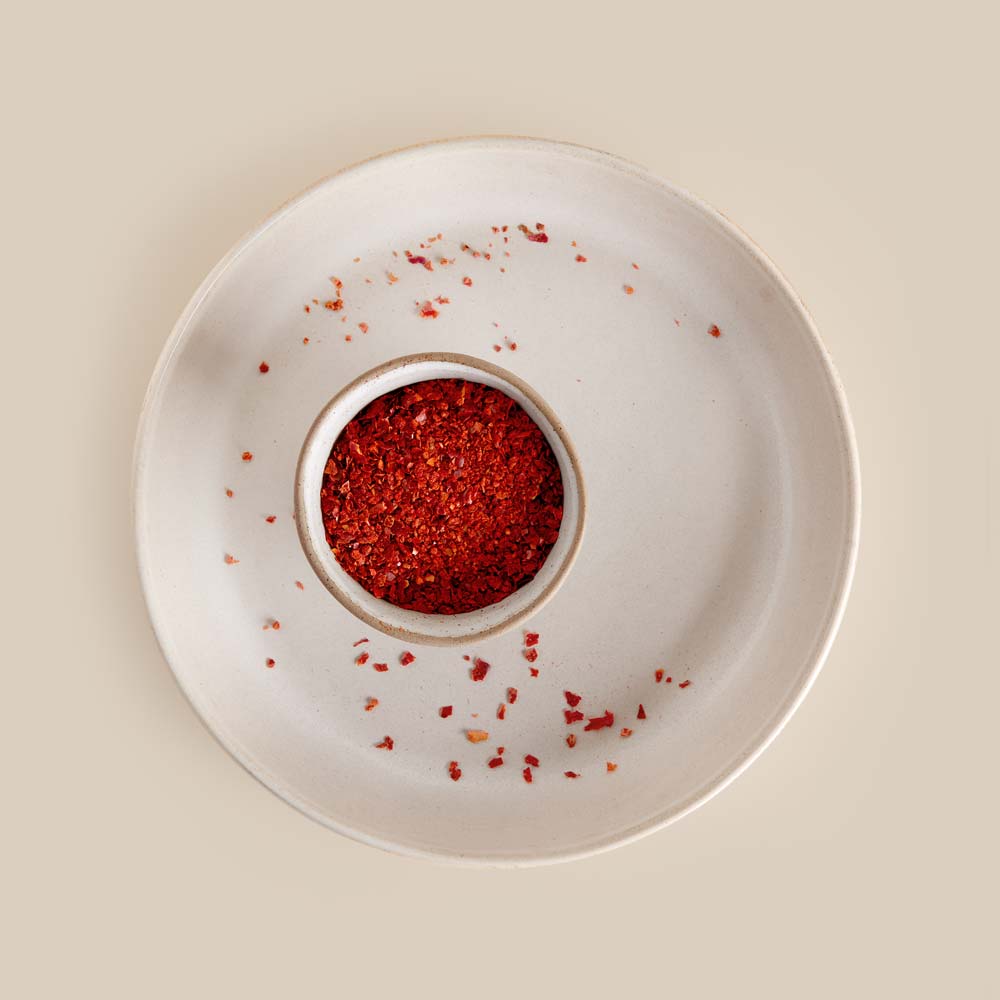 SOS Foods: Shooting picture, Plate top shot, Chili