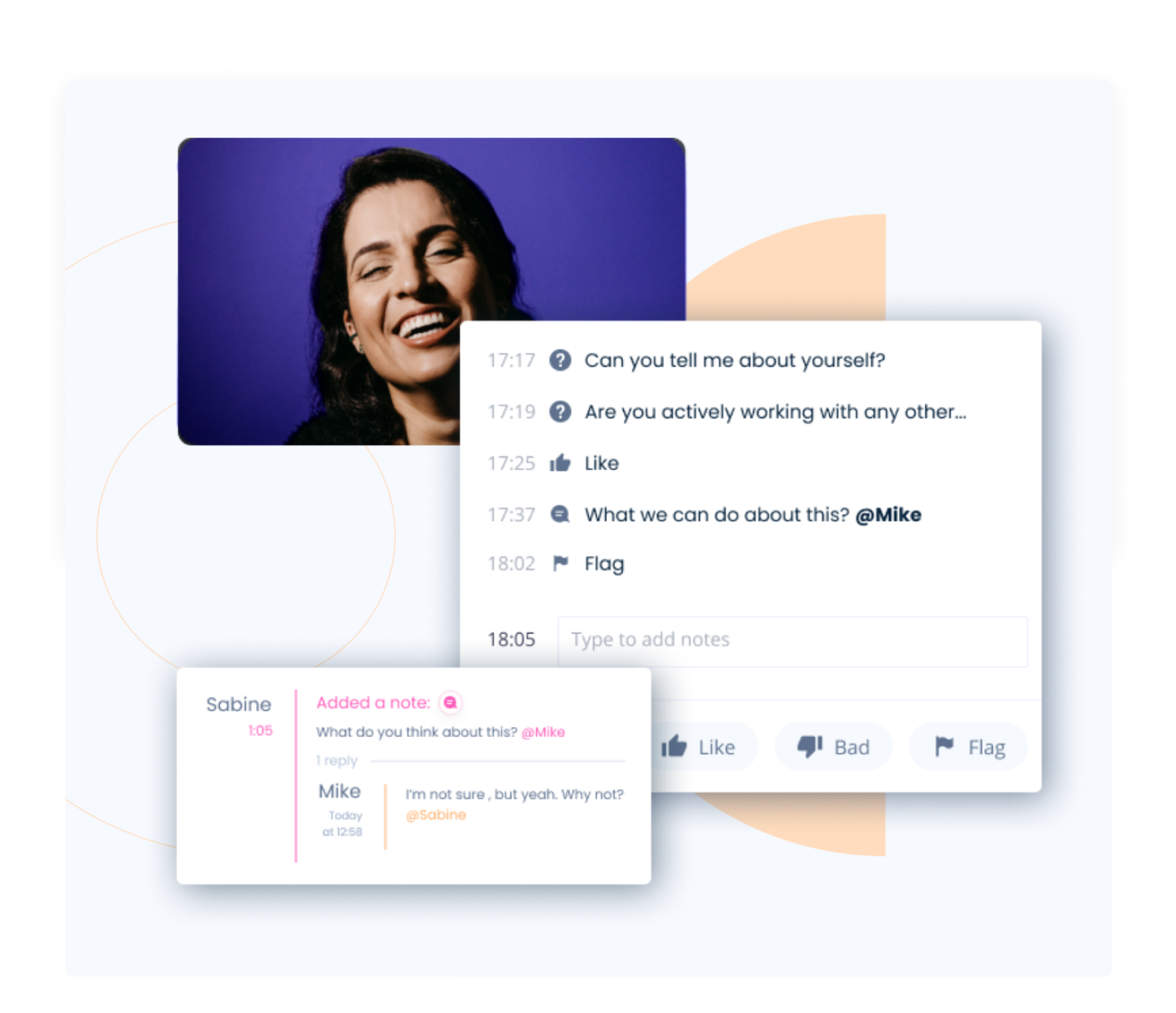 Screenshot of Screenloop remote hiring tool