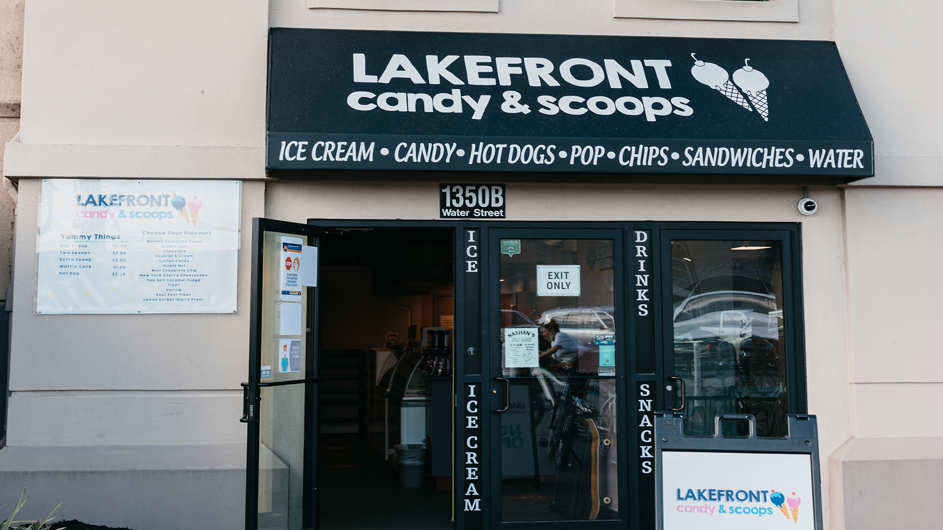 Best ice cream in downtown Kelowna Lakefront Candy & Scoops