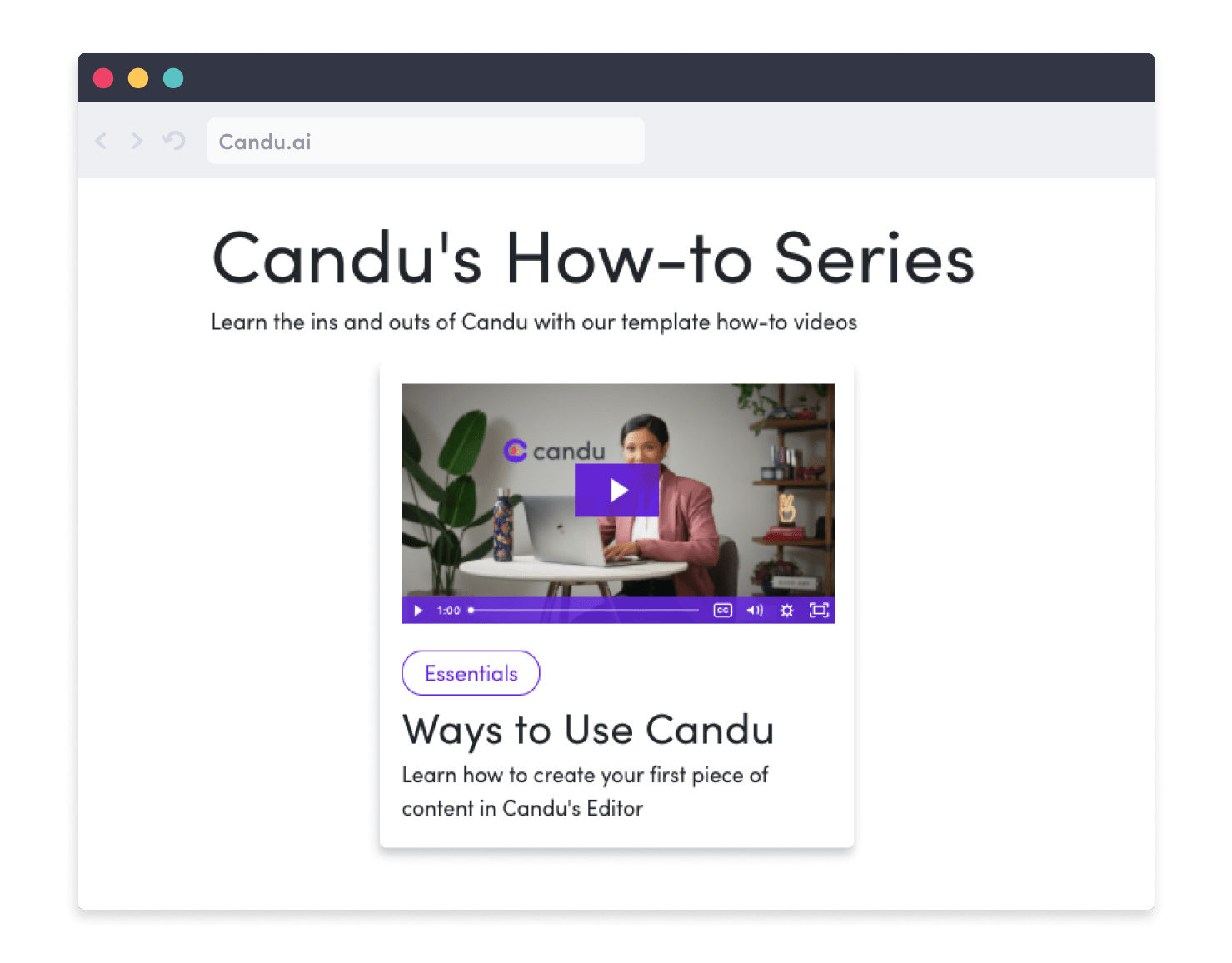 In app customer education with messaging, educational content, analytics, and more. Enable users to master your product with in app messaging content that you create.