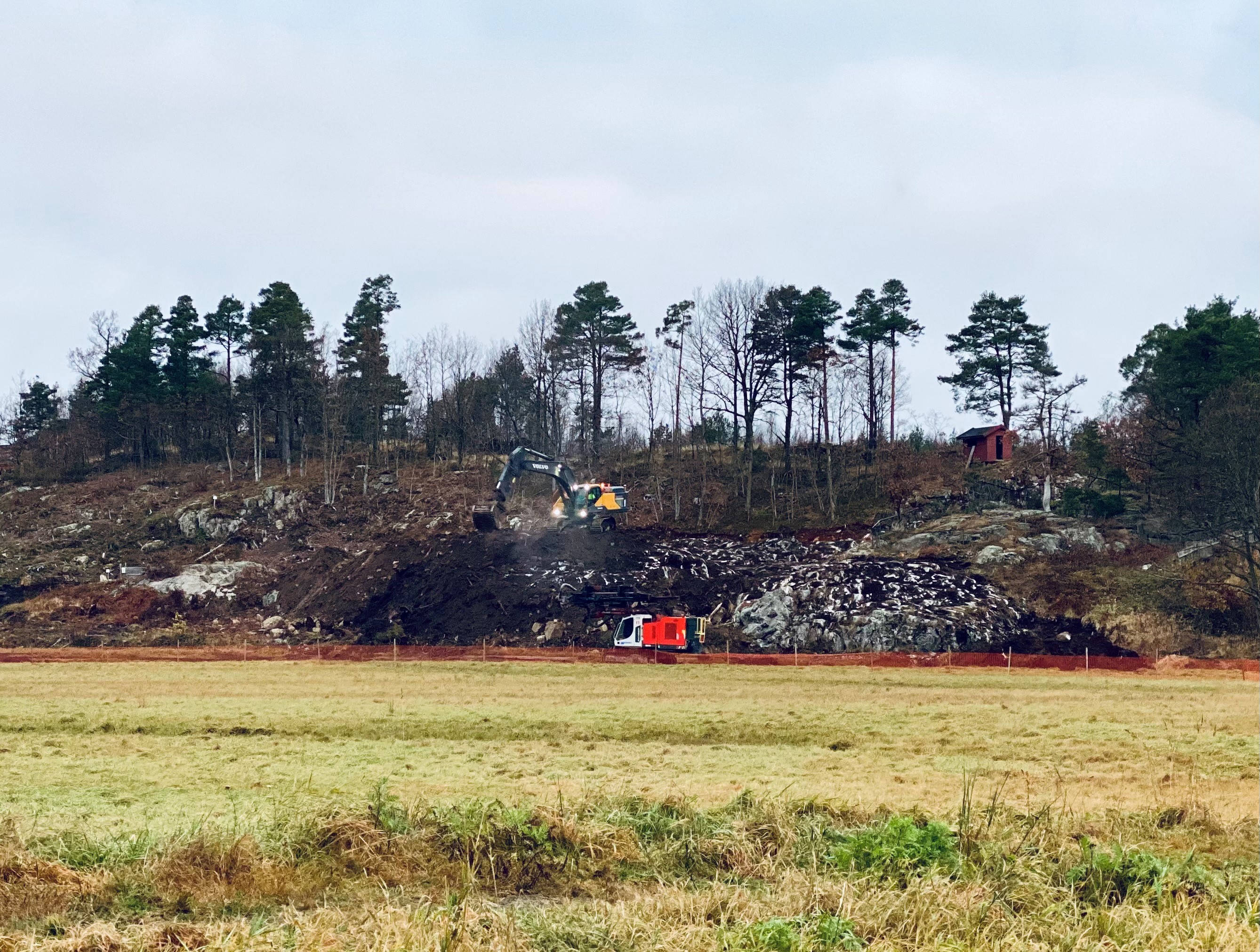 Tønnevollskogen - Fremdrift på byggeplass