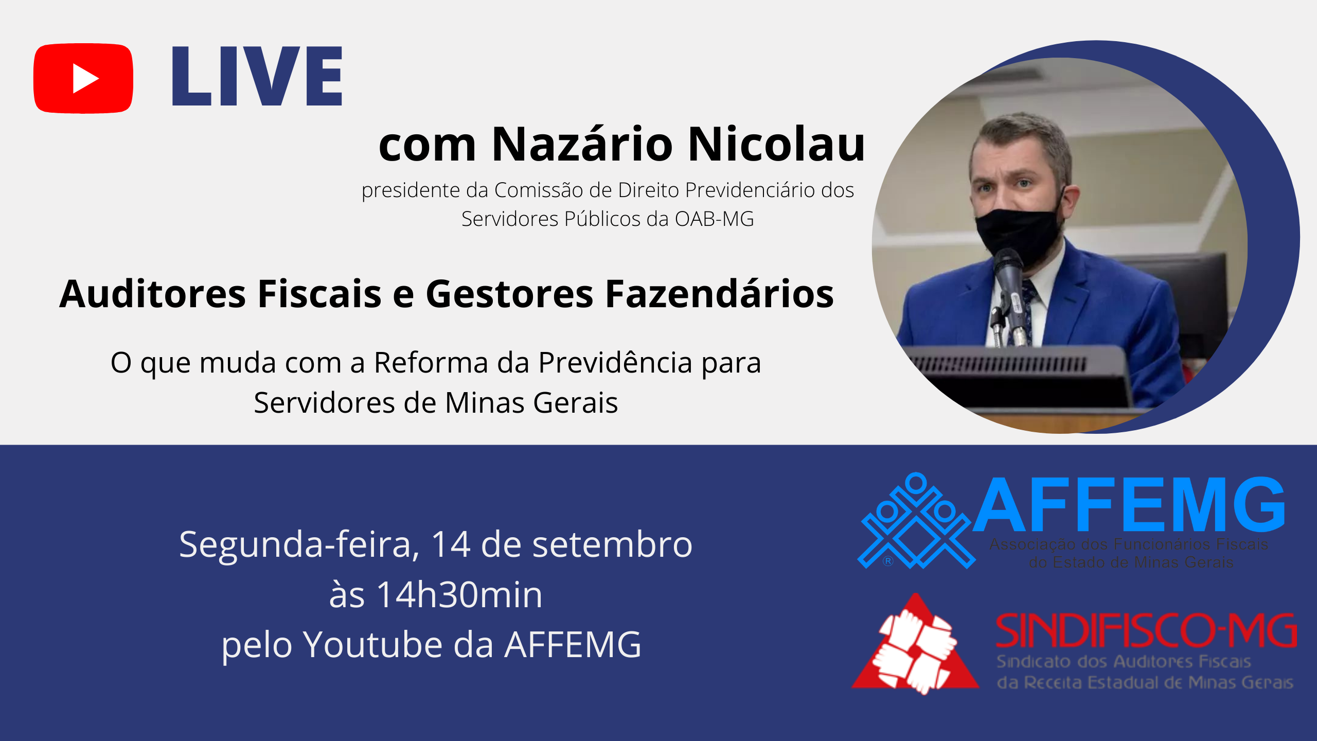 Mudanças na previdência: live exclusiva