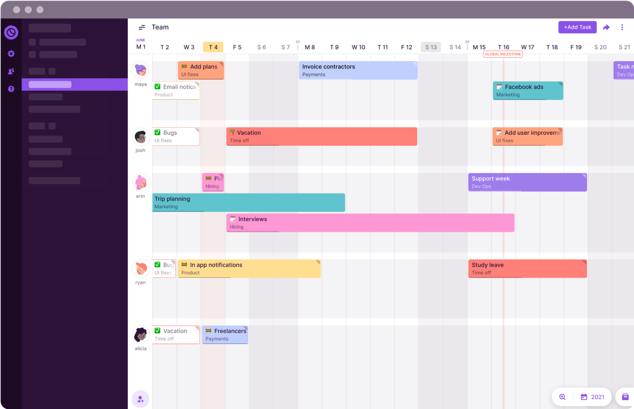 Shared Team Calendar And Scheduling App Toggl Plan