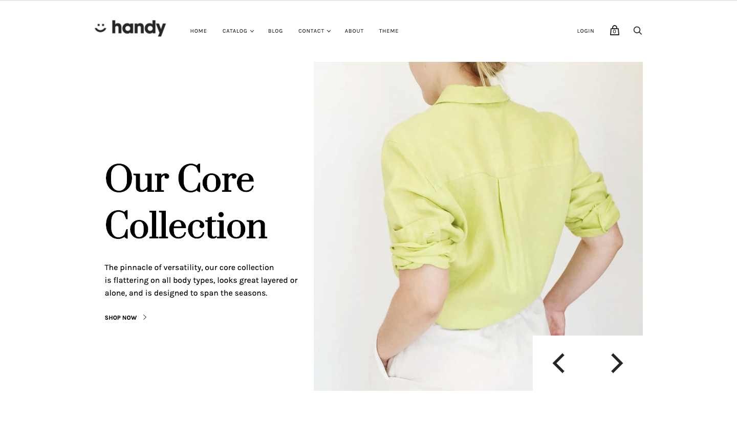 handy shopify theme