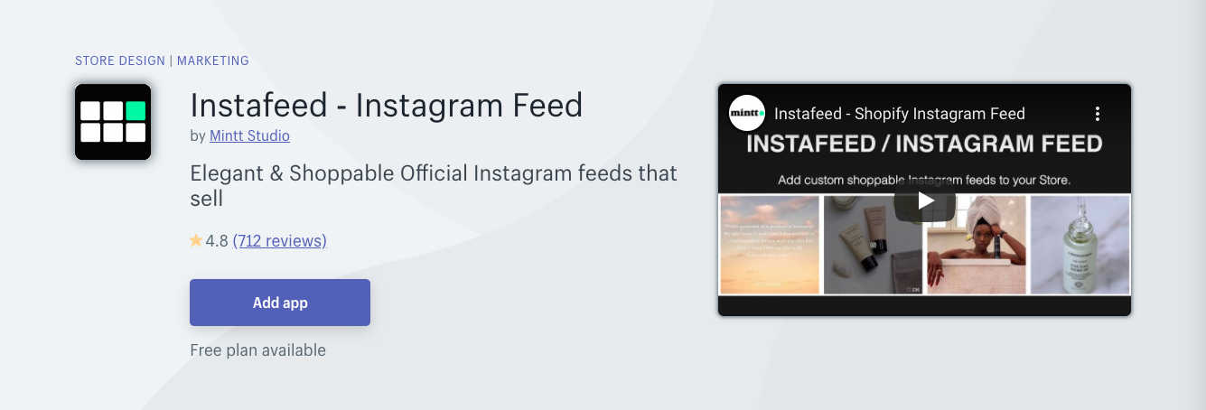 instafeed shopify app