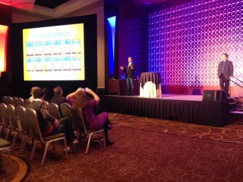 Figure 5: ACTIVE Network™ Business Solutions’ Anthony Miller and Sonic Foundry’s Donny Neufuss present on Big Data for Meetings and Events