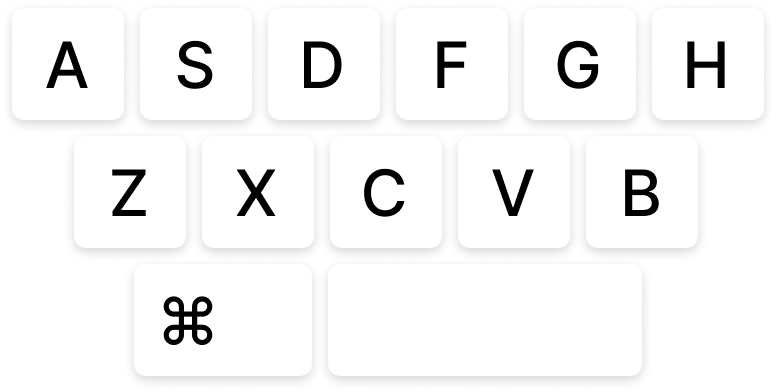 keyboard shortcuts