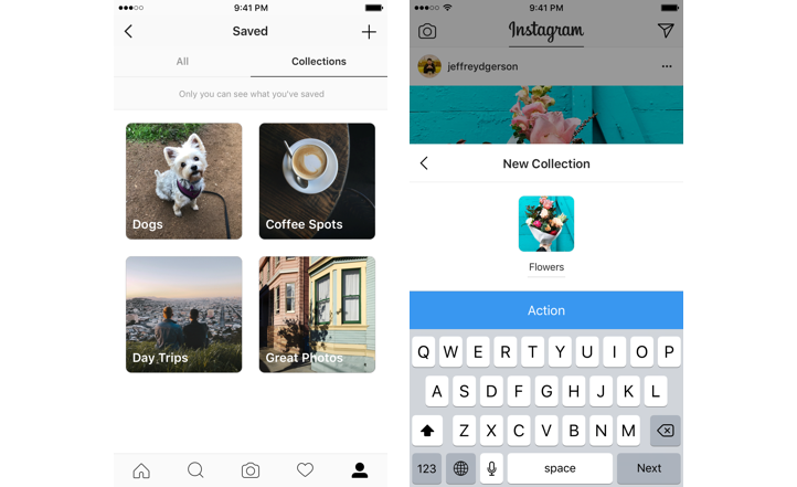 организовать посты в Instagram