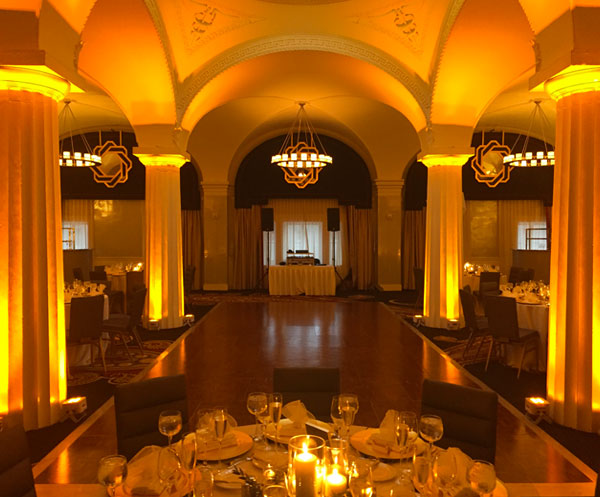 up lighting example