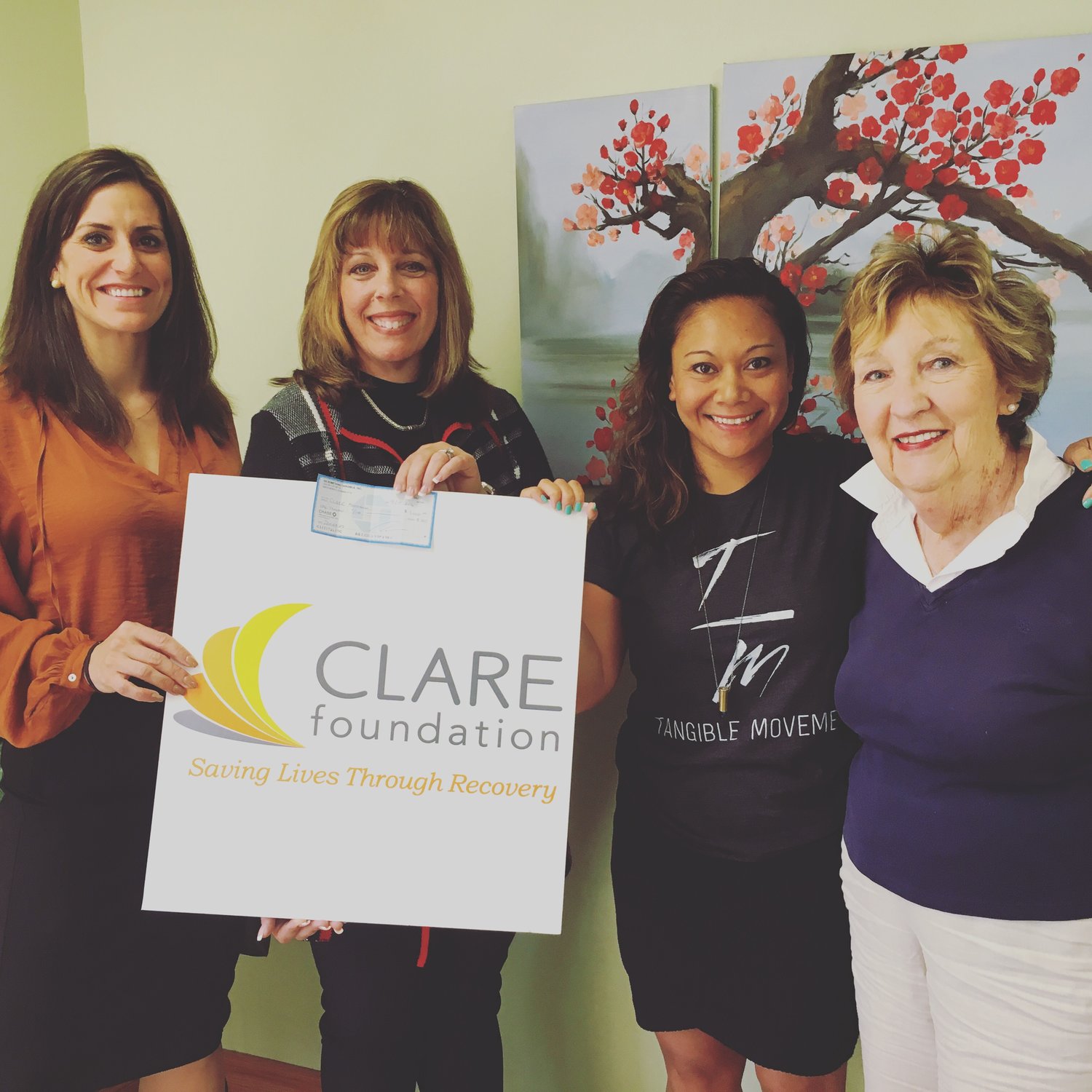 Donation to the Clare Foundation Tangible Movement