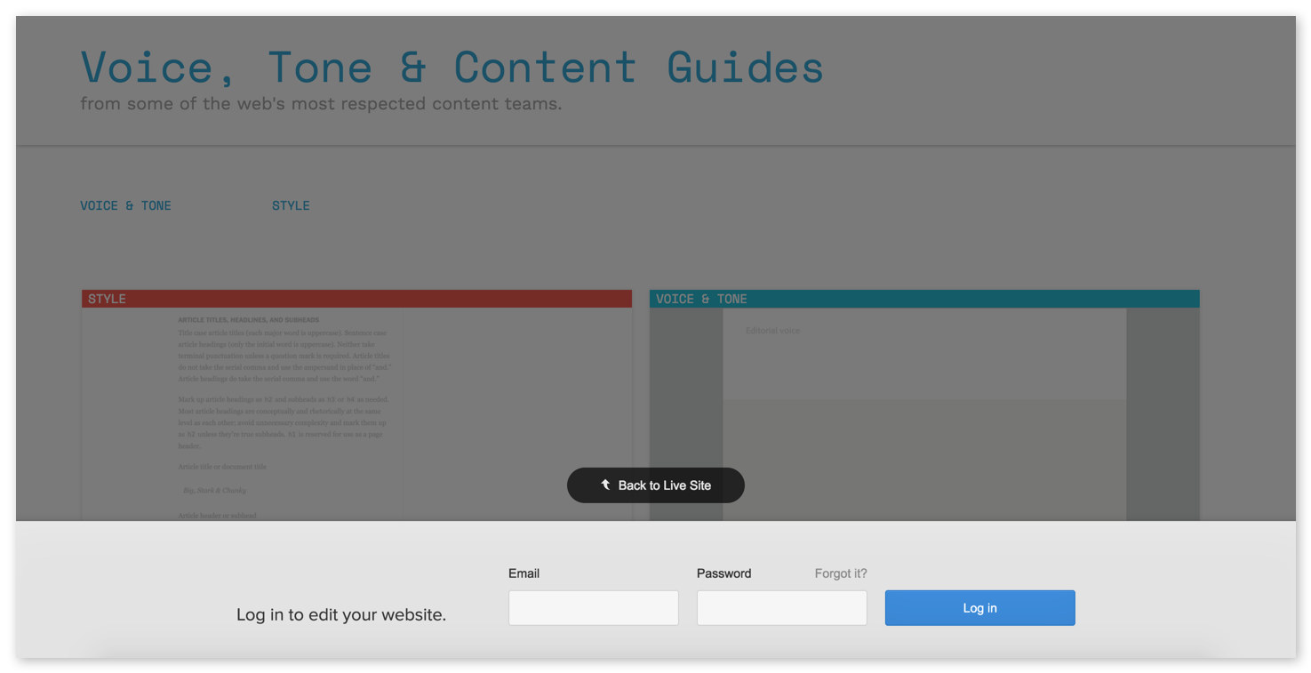 Getting started with your new CMS