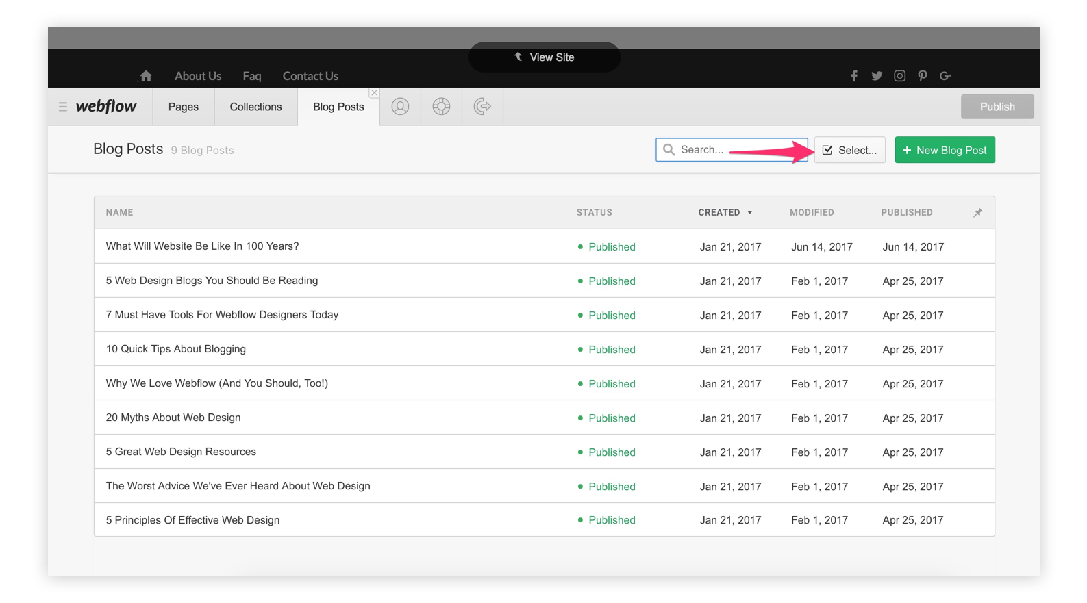 Getting started with your new CMS