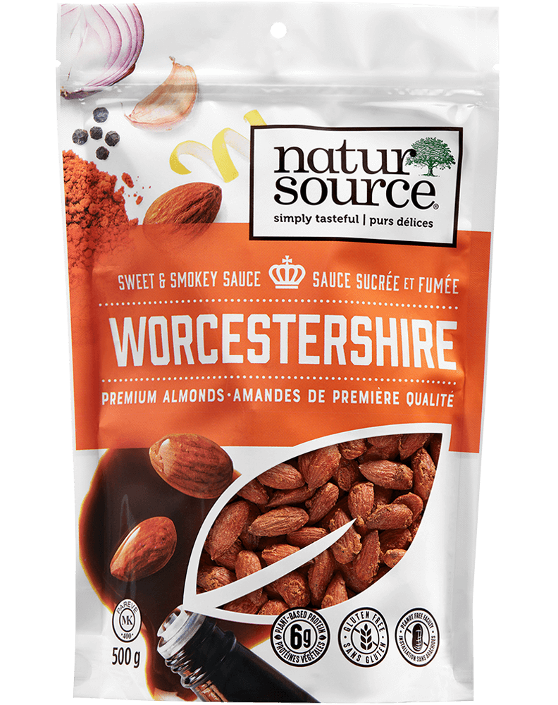 natursource sweet and smokey Worcestershire premium Almonds
