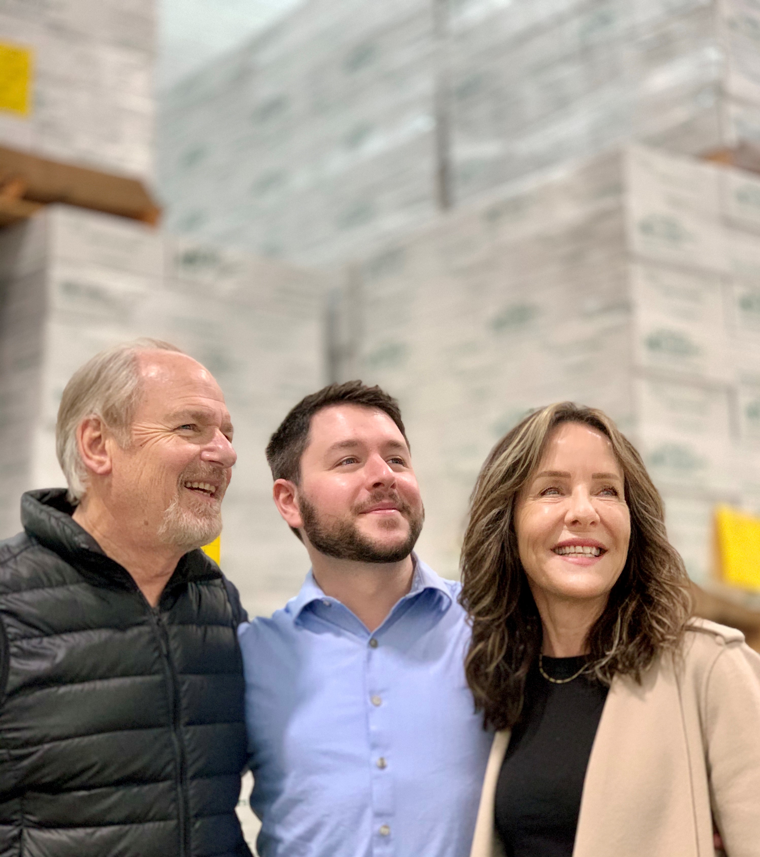 The family behind NaturSource: Garry, Mitch, and Trudi Oberfield