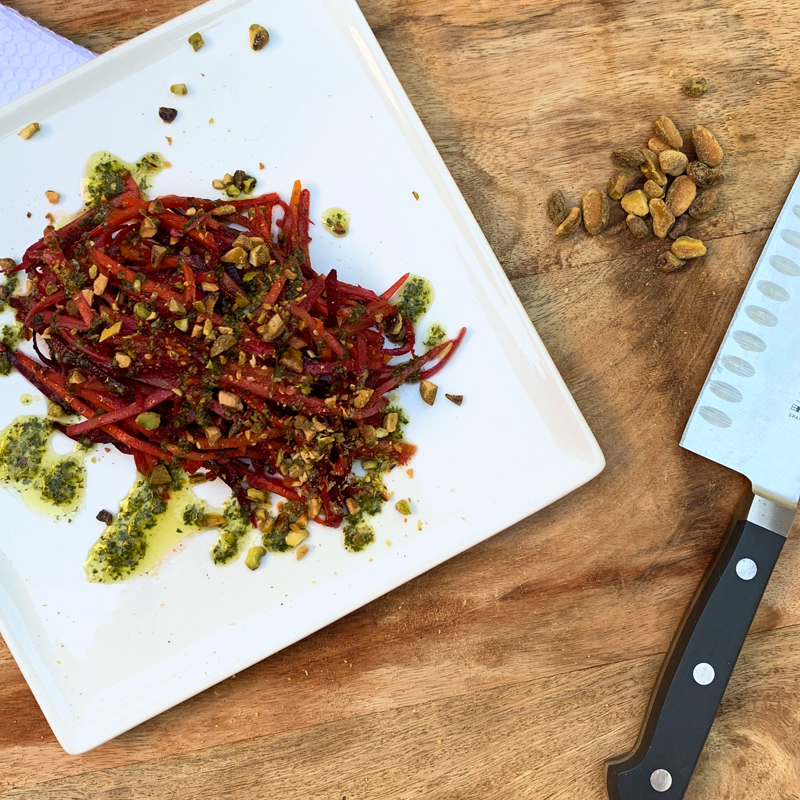 Julienne Beet Salad Recipe Risa Groux Nutrition