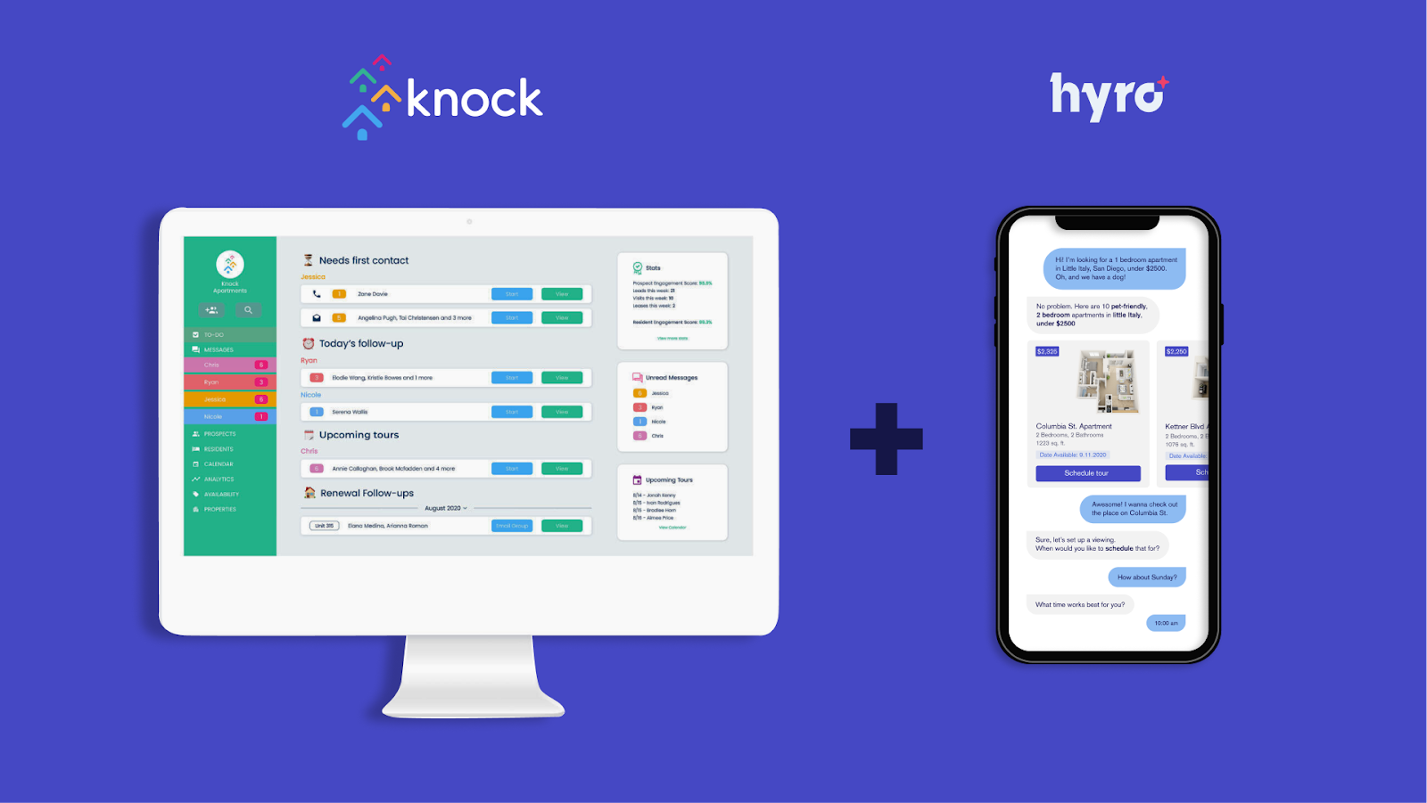 Knock and Hyro integration