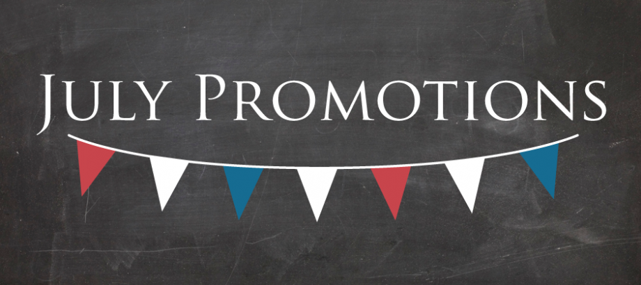 Blog Post: July Promotions