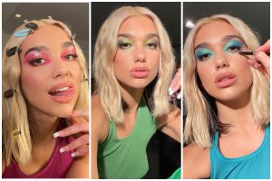 Dua Lipa's makeup for Physical music video