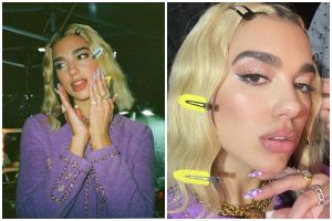 Dua Lipa's makeup for Break My Heart music video