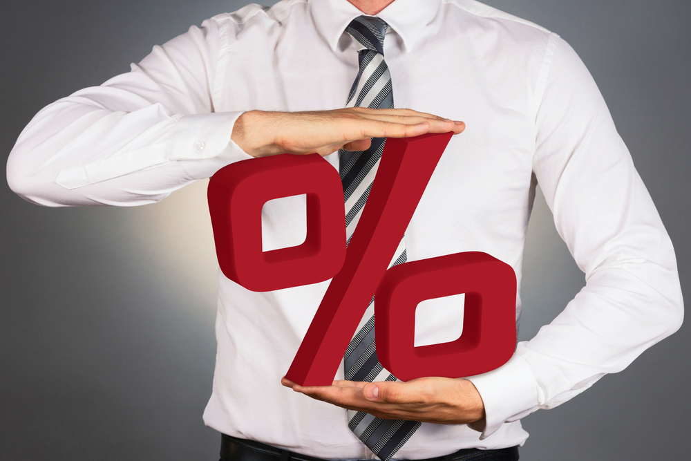 Taxa de juros percentual