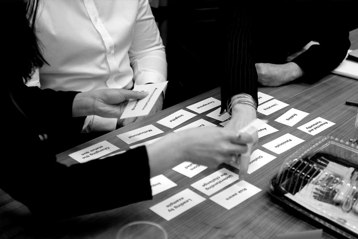 Designate client workshop planning marketing strategy.