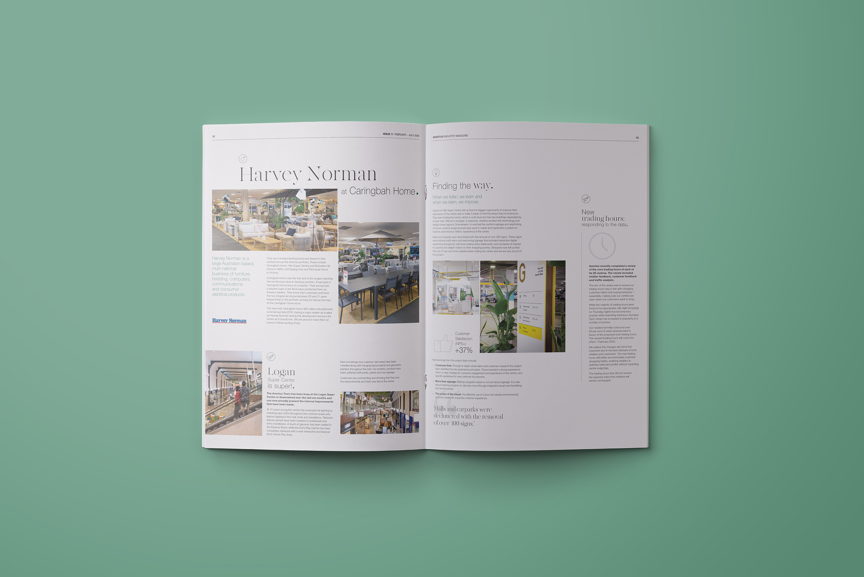 Aventus. Re-Tale Therapy. Inside page design.