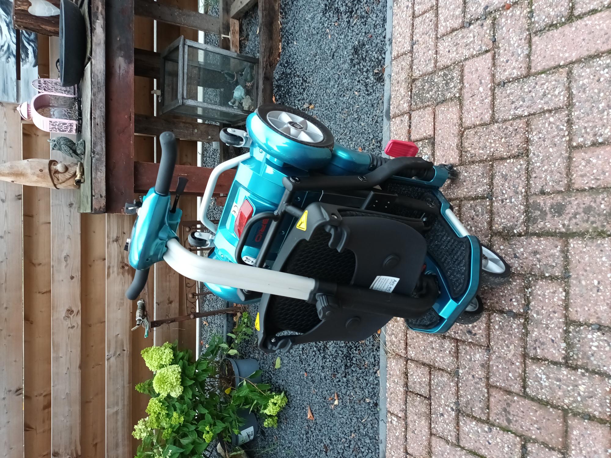 opgevouwen variant scootmobiel