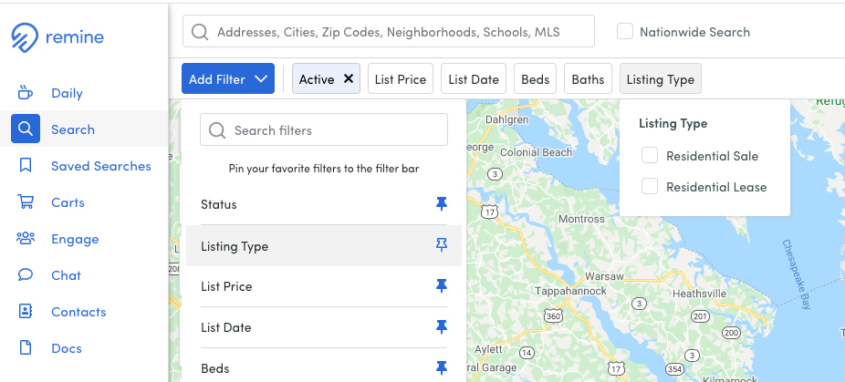 Listing Type