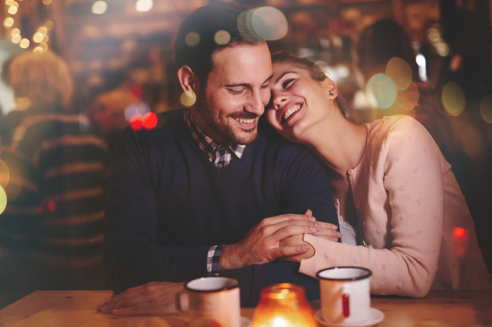 A couple embracing as they discuss sex and epilepsy